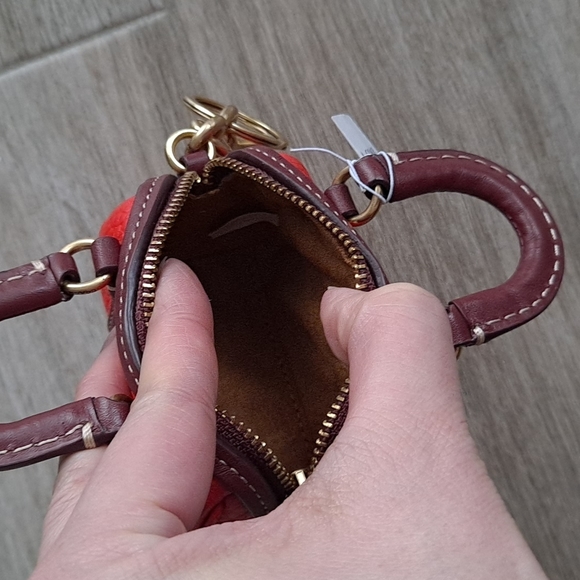 NWT Coach mini Ruby satchel bag charm - Picture 8 of 16